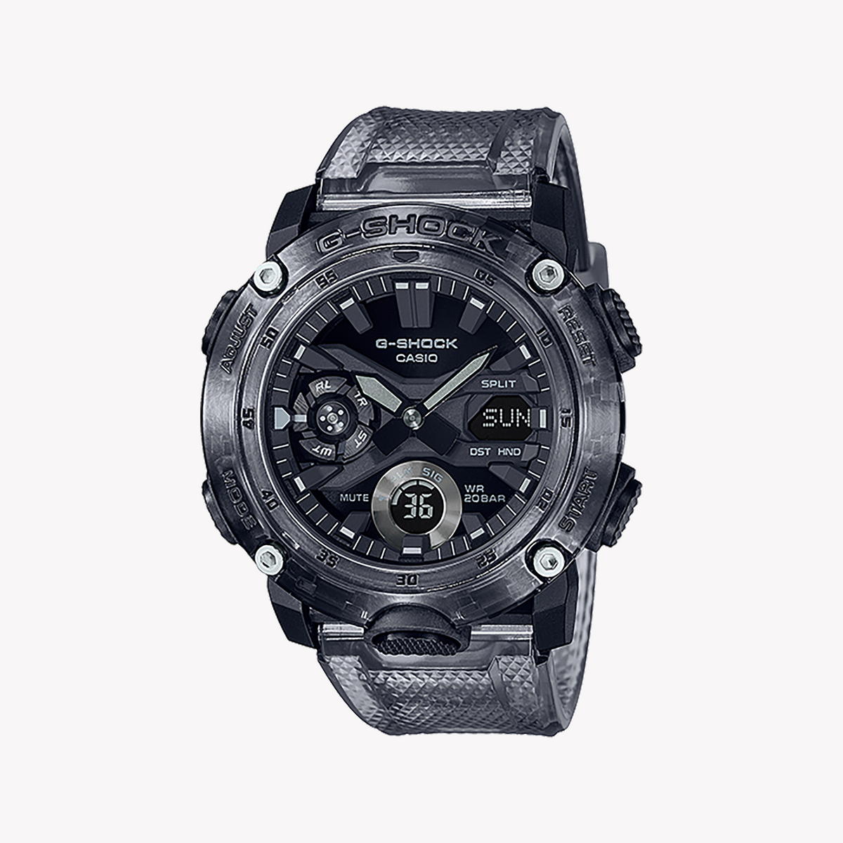 CASIO G-SHOCK GA-2000SKE-8ADR - SPORTY ELEGANCE FOR ADVENTUROUS MEN