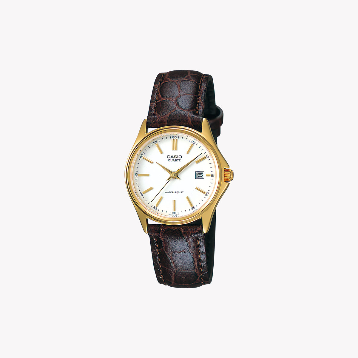 LTP-1183Q-7ADF ELEGANT EXCELLENCE - TIMELESS WOMEN'S WATCH IN GOLD & BROWN