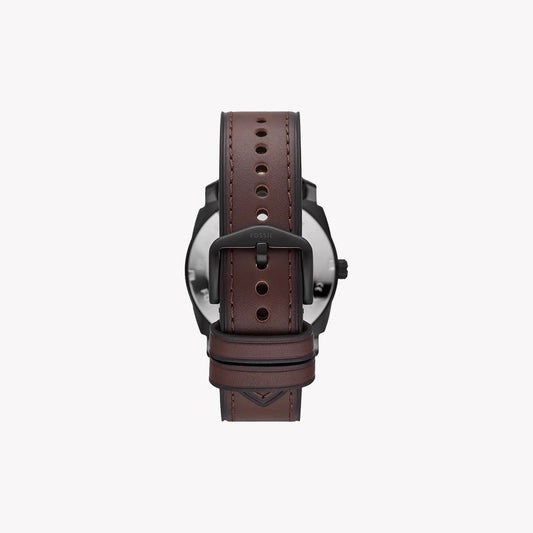 FOSSIL FS5901 - MODERN ELEGANCE MEN'S WATCH WITH BLACK DIAL & BROWN LEATHER STRAP-i-Watch-2
