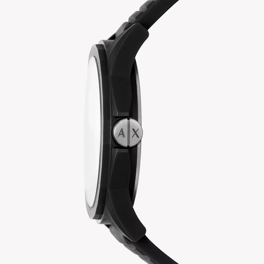ARMANI EXCHANGE AX2533 BOLD BLACK - MEN'S WATCH WITH 44MM PLASTIC CASE AND SILICONE BAND-i-Watch-2