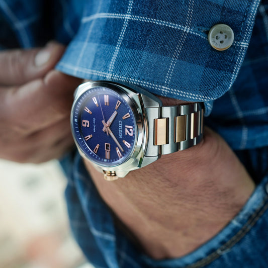 CITIZEN AW1726-55L BOLD PERFORMANCE - MODERN MEN'S STAINLESS STEEL WATCH WITH BLUE DIAL-i-Watch-2