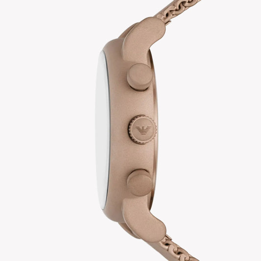 EMPORIO ARMANI AR11428 - BOLD ELEGANCE IN BROWN WITH GREEN DIAL MEN'S WATCH-i-Watch-2