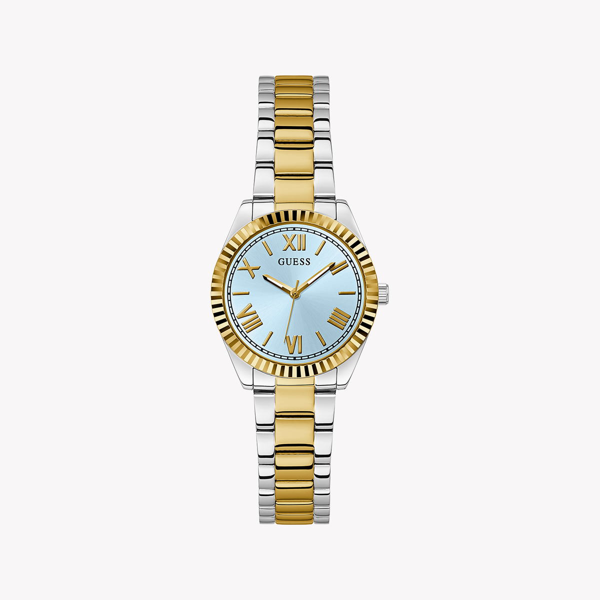 GUESS GW0687L4 CHIC ALLURE - ELEGANT WOMEN'S TIMEPIECE WITH GOLD ACCENTS & BLUE DIAL