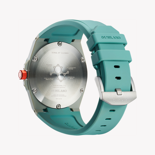 D1 MILANO Men's Green Carbon Watch | D1-CLRJ07