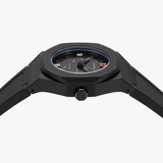 D1 MILANO Unisex Silicone Black Watch | D1-NCRJ04