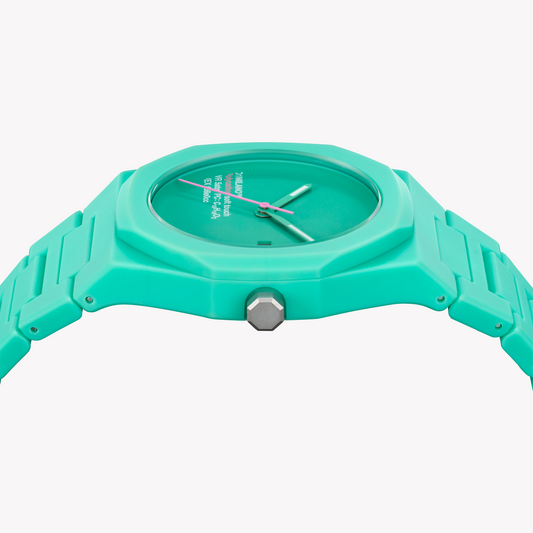 D1 MILANO Men's Green Polycarbonate Watch | D1-PCBJ31