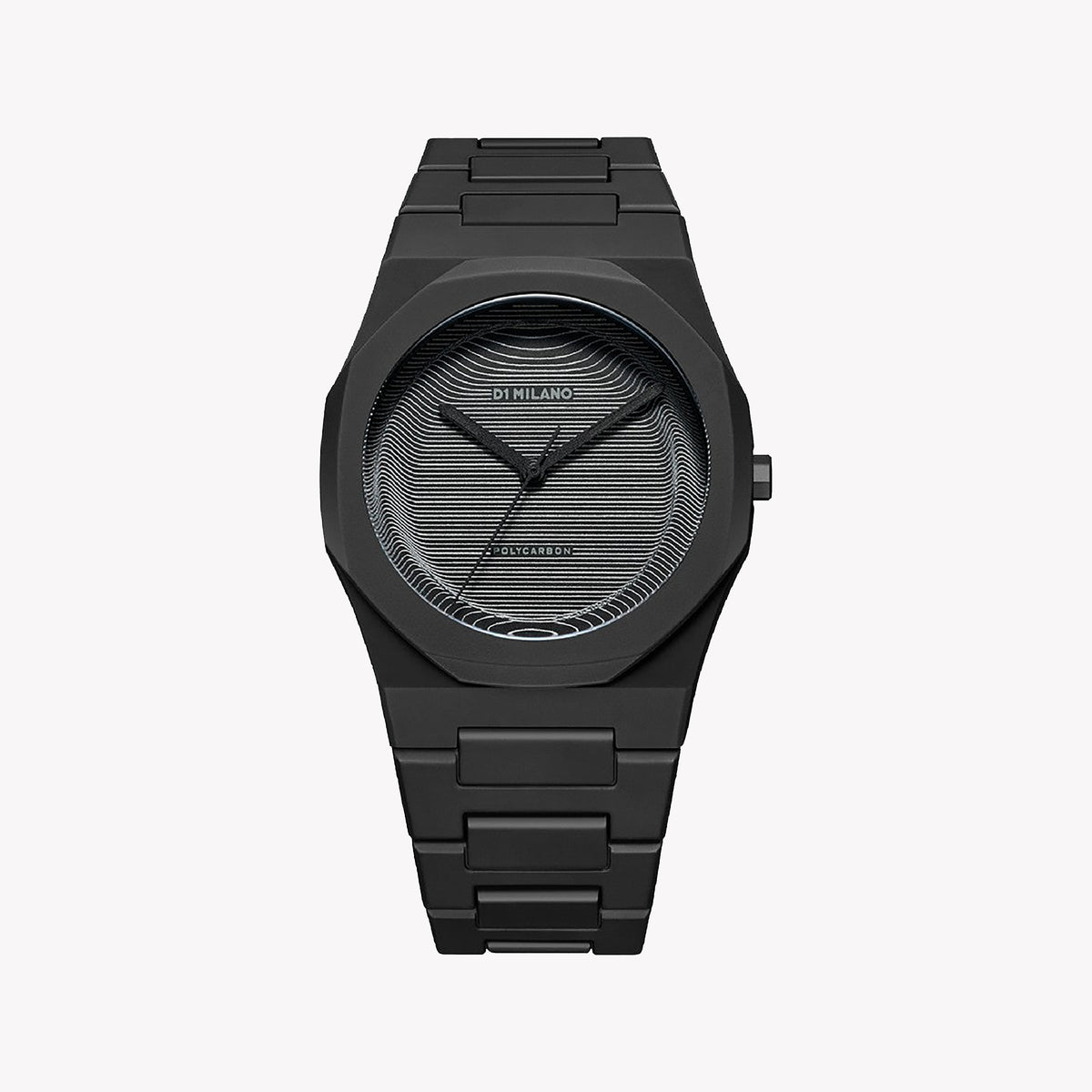 D1 MILANO Men's Black Polycarbonate Watch | D1-PCBJ23