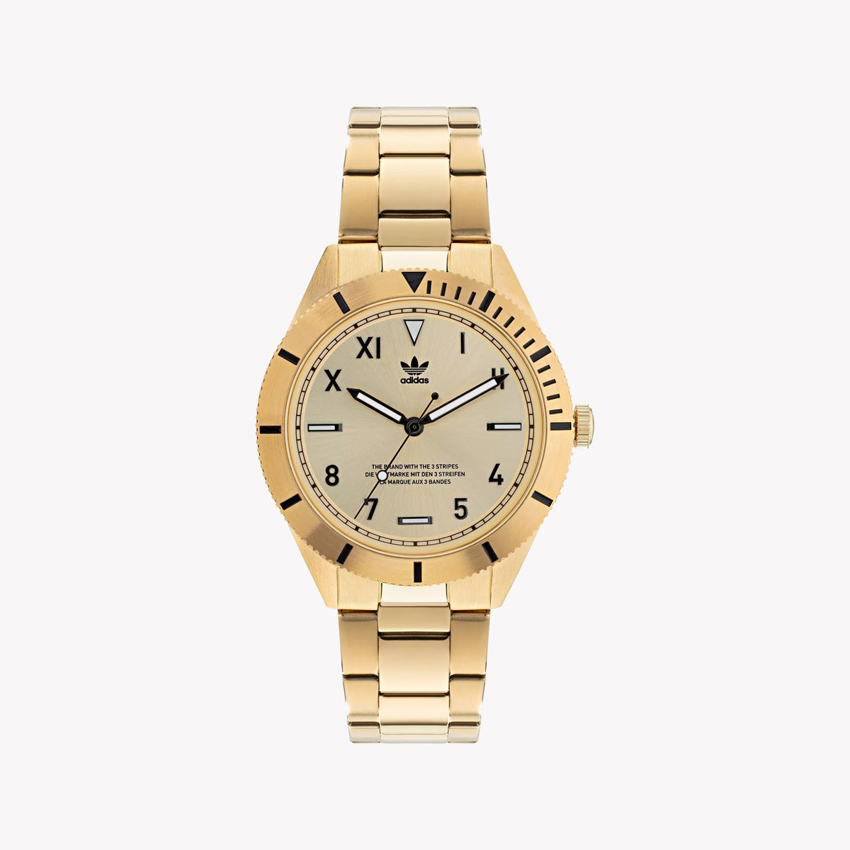 Adidas Men's Gold Stainless Steel Watch | Model Aofh22062