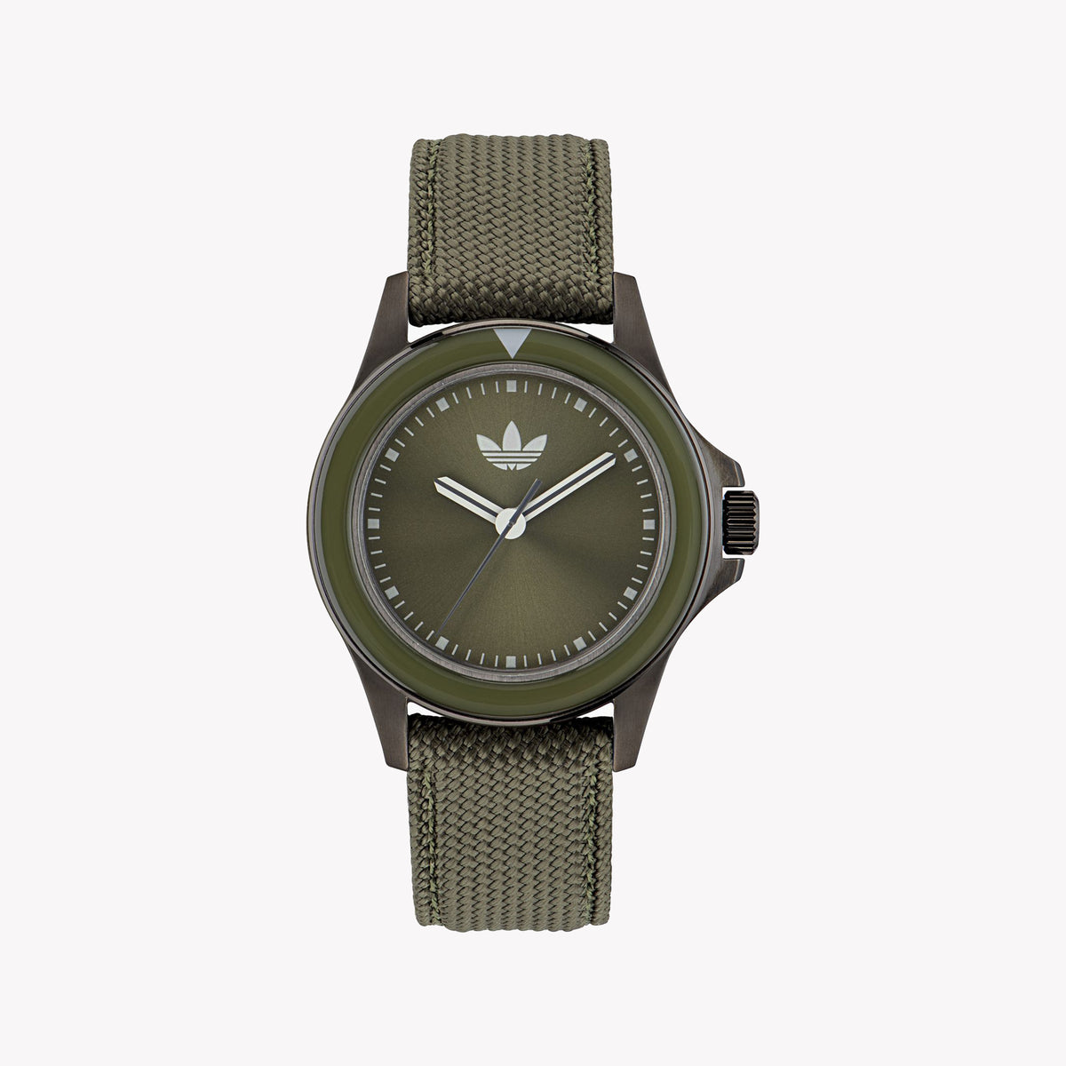 Adidas Unisex Green Fabric & Stainless Steel Watch | Aofh23017
