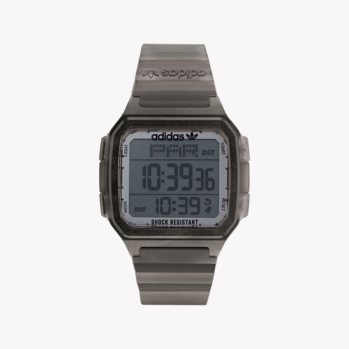 Adidas Men's Grey Rubber Digital Watch | Aost22050