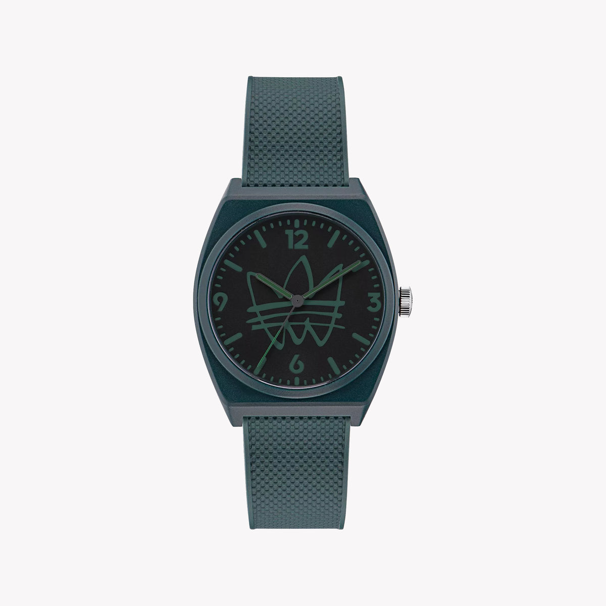 Adidas Unisex Green Rubber Watch | Aost22566