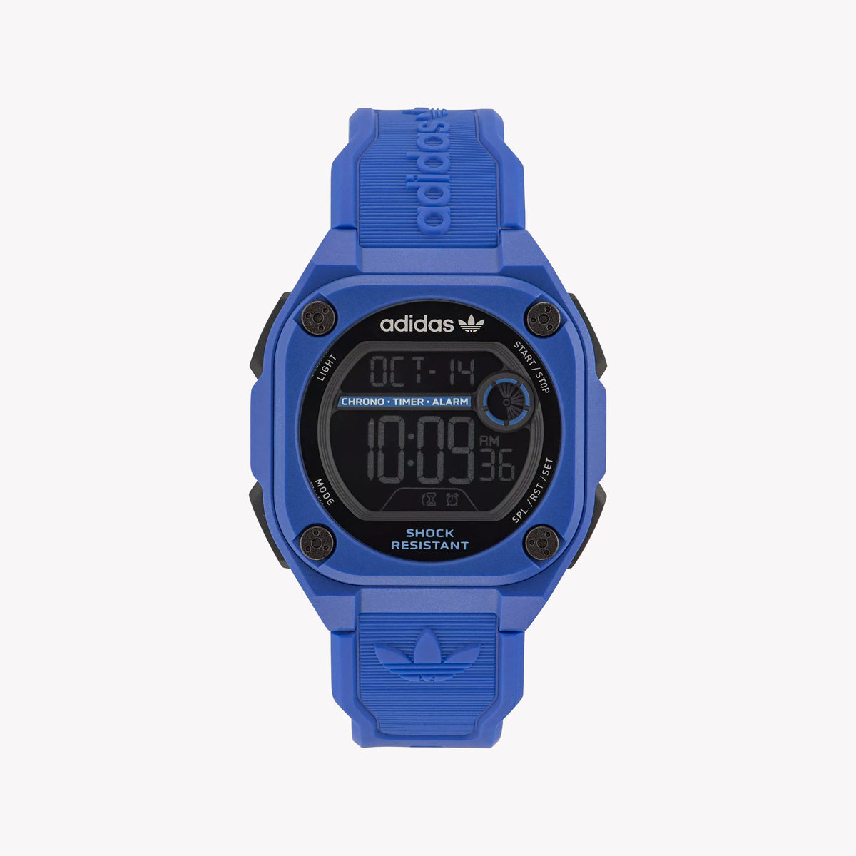 Adidas Unisex Blue Silicone Digital Watch | Aost23061