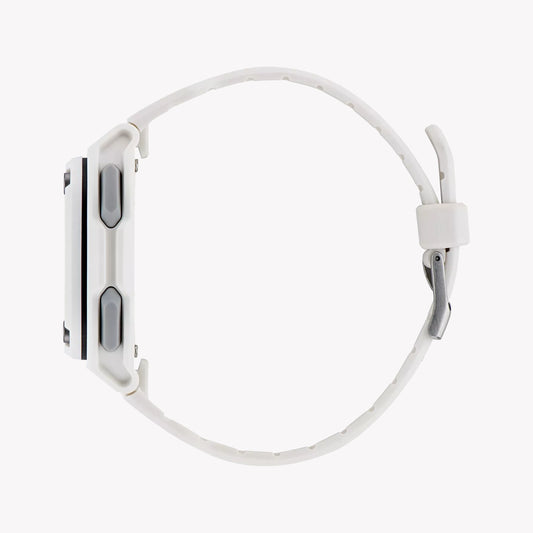 Adidas Unisex White Silicone Digital Watch | Aost23062