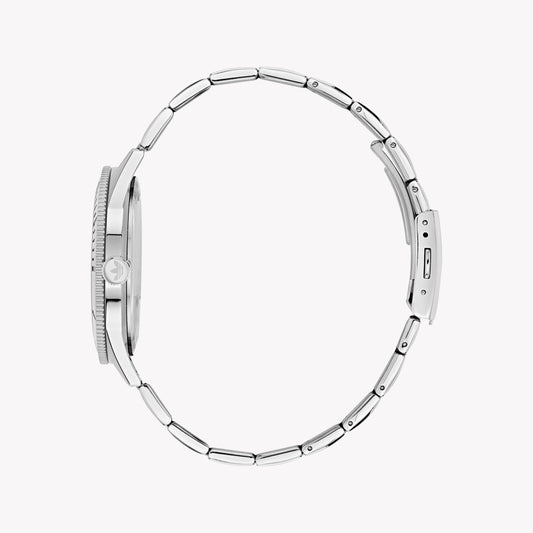 Adidas Men's Silver Stainless Steel Watch, Green Dial | Aofh22060