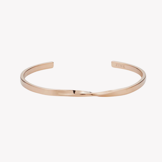 Zink Women's Rose Gold Stainless Steel Bracelet | Zfbg007rg