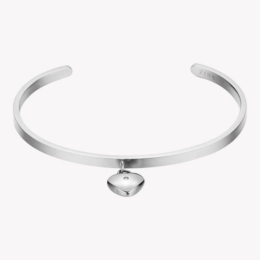 Zink Women's Silver Stainless Steel Bracelet | Zfbg009s