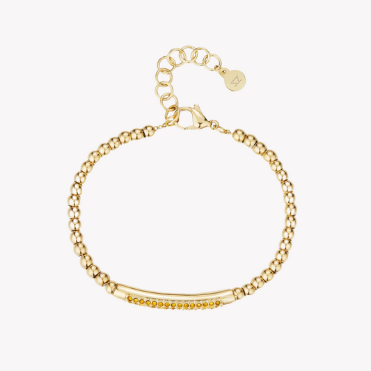Zink Women's Gold Stainless Steel Bracelet | Zfbr003g