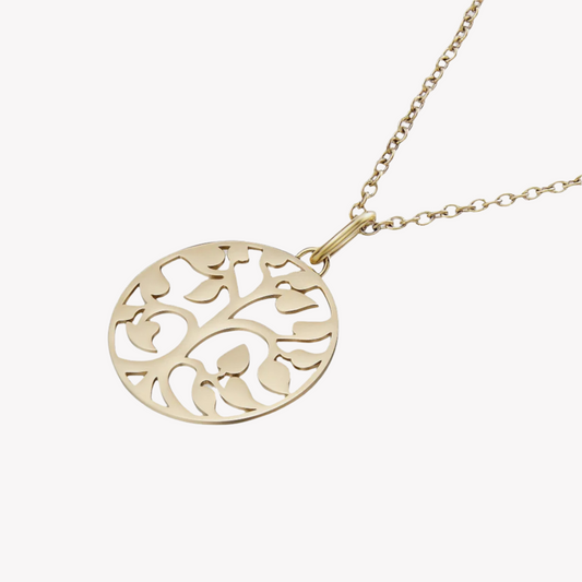 Zink Women's Necklace - Gold Stainless Steel | Zfnl003g