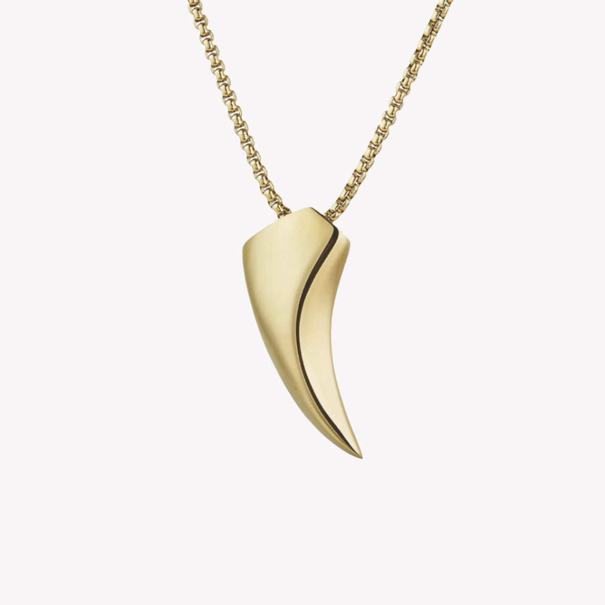 Zink Men's Gold Stainless Steel Necklace | Zjpd006sp-G