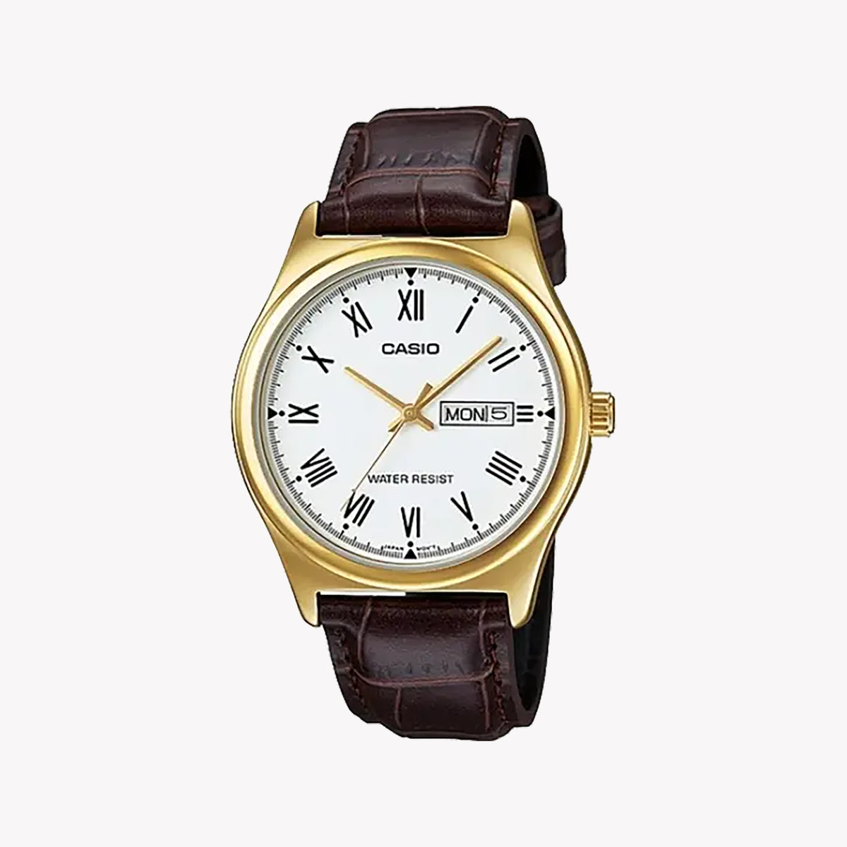 MTP-V006GL-7BUDF TIMELESS ELEGANCE - SOPHISTICATED GOLD-ACCENTED MEN'S WATCH