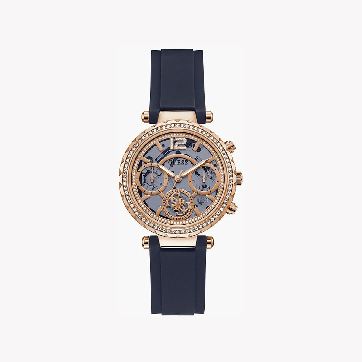 GUESS GW0484L2 - VIBRANT ROSE GOLD & BLUE FUSION WOMEN'S WATCH