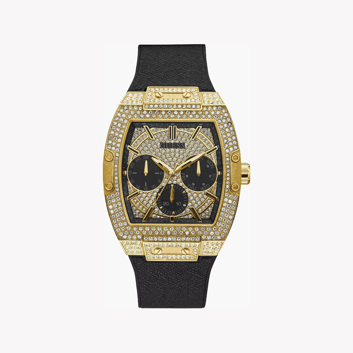 GUESS WATCHES GW0048G2 - BOLD GOLD & BLACK TIMEPIECE-i-Watch