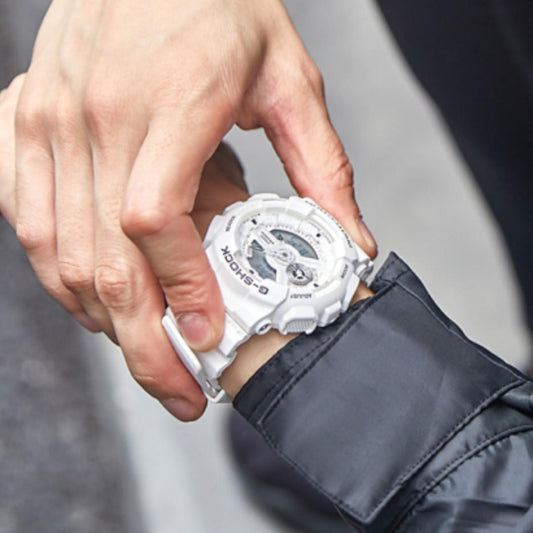 CASIO G-SHOCK GA-110MW-7ADR BOLD ADVENTURE - MEN'S WHITE RESIN WATCH 200M WATER RESISTANT-i-Watch-2