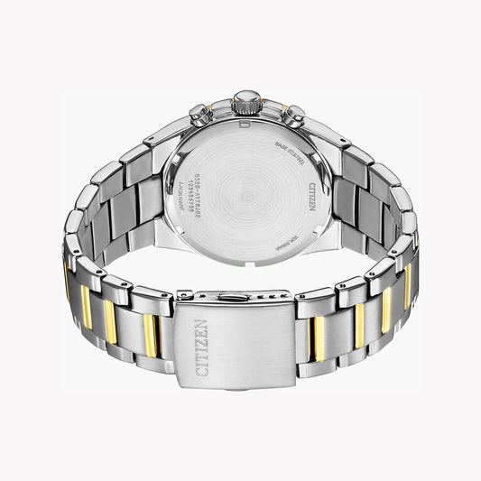 CITIZEN AN8176-52L ELEGANCE CHRONOGRAPH - MEN'S STAINLESS STEEL TIMEPIECE WITH BLUE DIAL-i-Watch-2