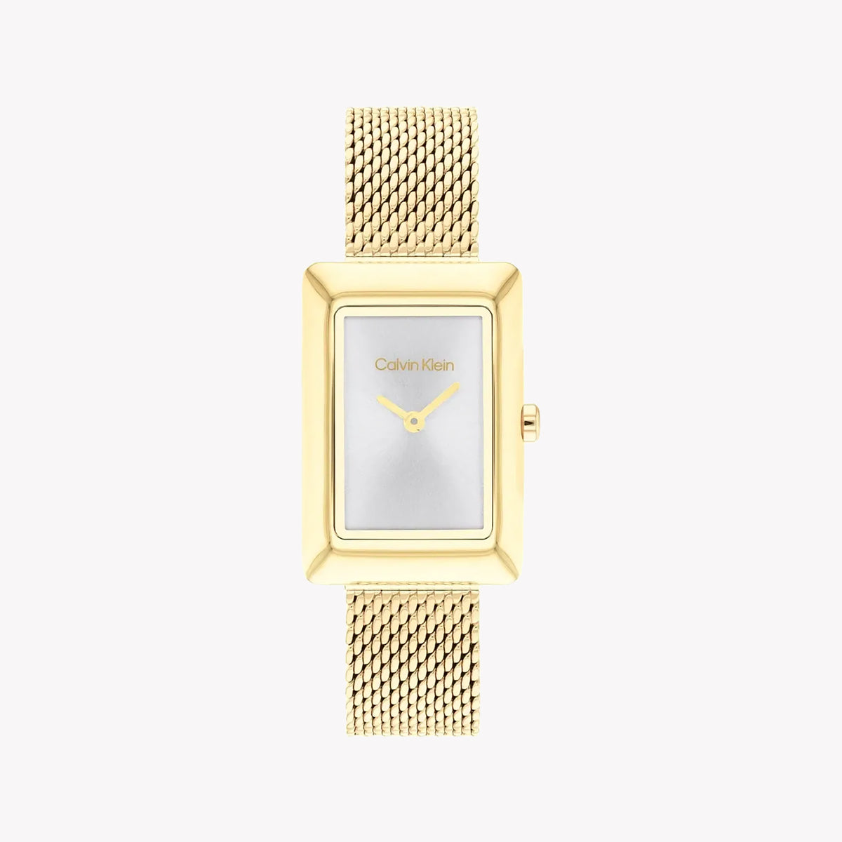 CK CALVIN KLEIN GOLD RADIANCE - ELEGANT WOMEN'S WATCH WITH STAINLESS STEEL BAND AND SILVER DIAL