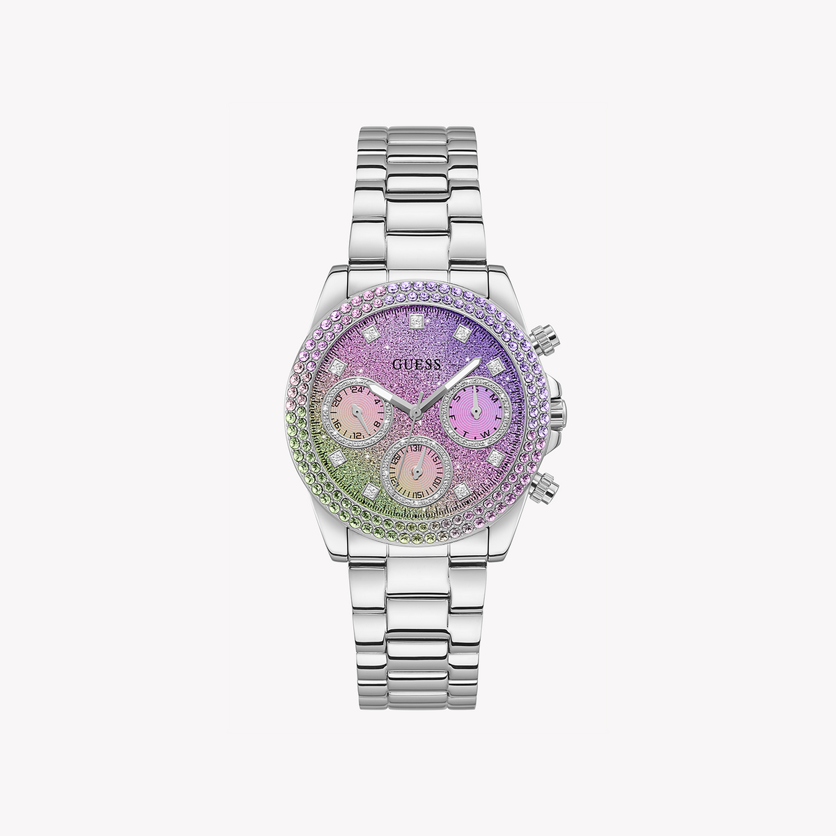 GUESS GW0483L1 VIBRANT ELEGANCE - WOMEN'S MULTICOLOR STAINLESS STEEL WATCH