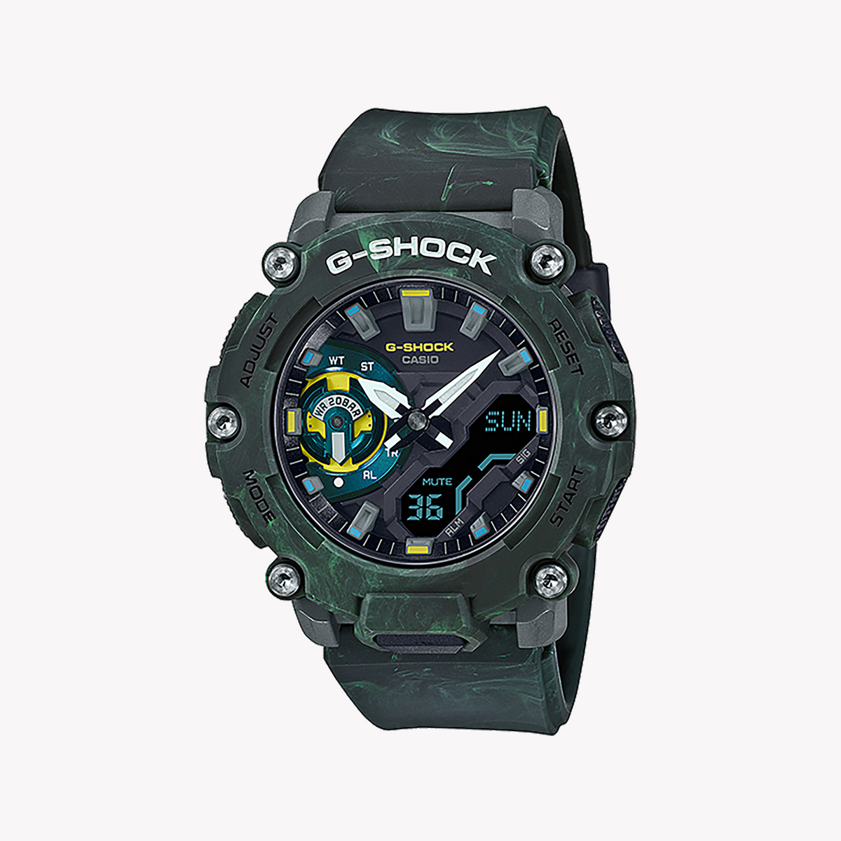 CASIO G-SHOCK GA-2200MFR-3ADR RUGGED ADVENTURER - STRIKING GREEN MEN'S WATCH