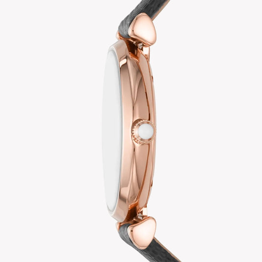 EMPORIO ARMANI AR11387 RADIANT ELEGANCE - ROSE GOLD WOMEN'S TIMEPIECE WITH LEATHER BAND-i-Watch-2