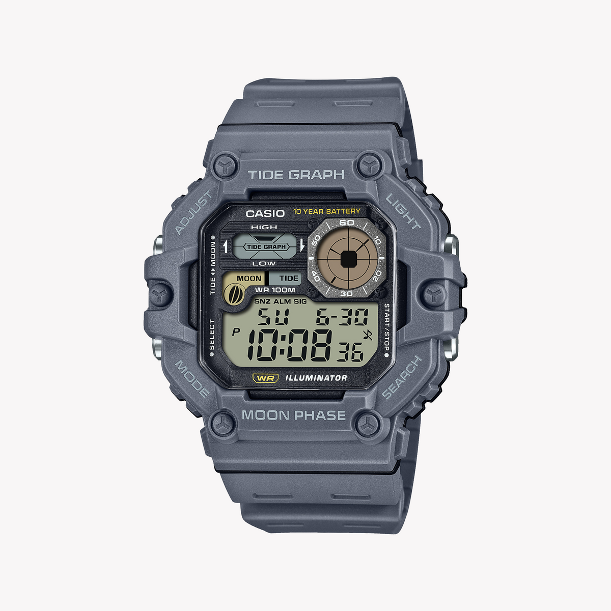 CASIO WS-1700H-8AVDF TOUGH & SPORTY - RUGGED RESIN MEN'S DIGITAL WATCH