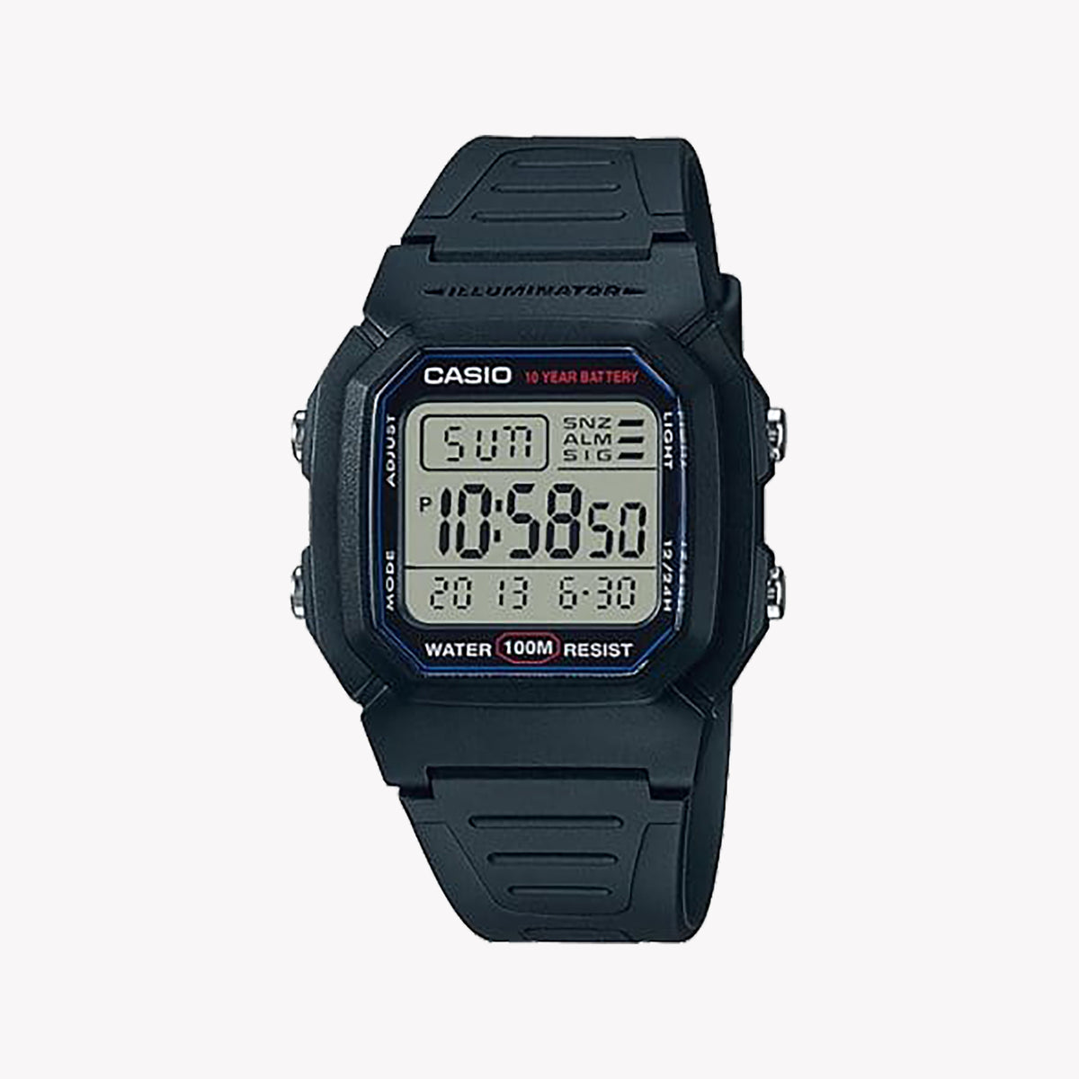 CASIO G-SHOCK W-800H-1AVE - VERSATILE BLACK RESIN TIMEPIECE FOR ADVENTURE & STYLE