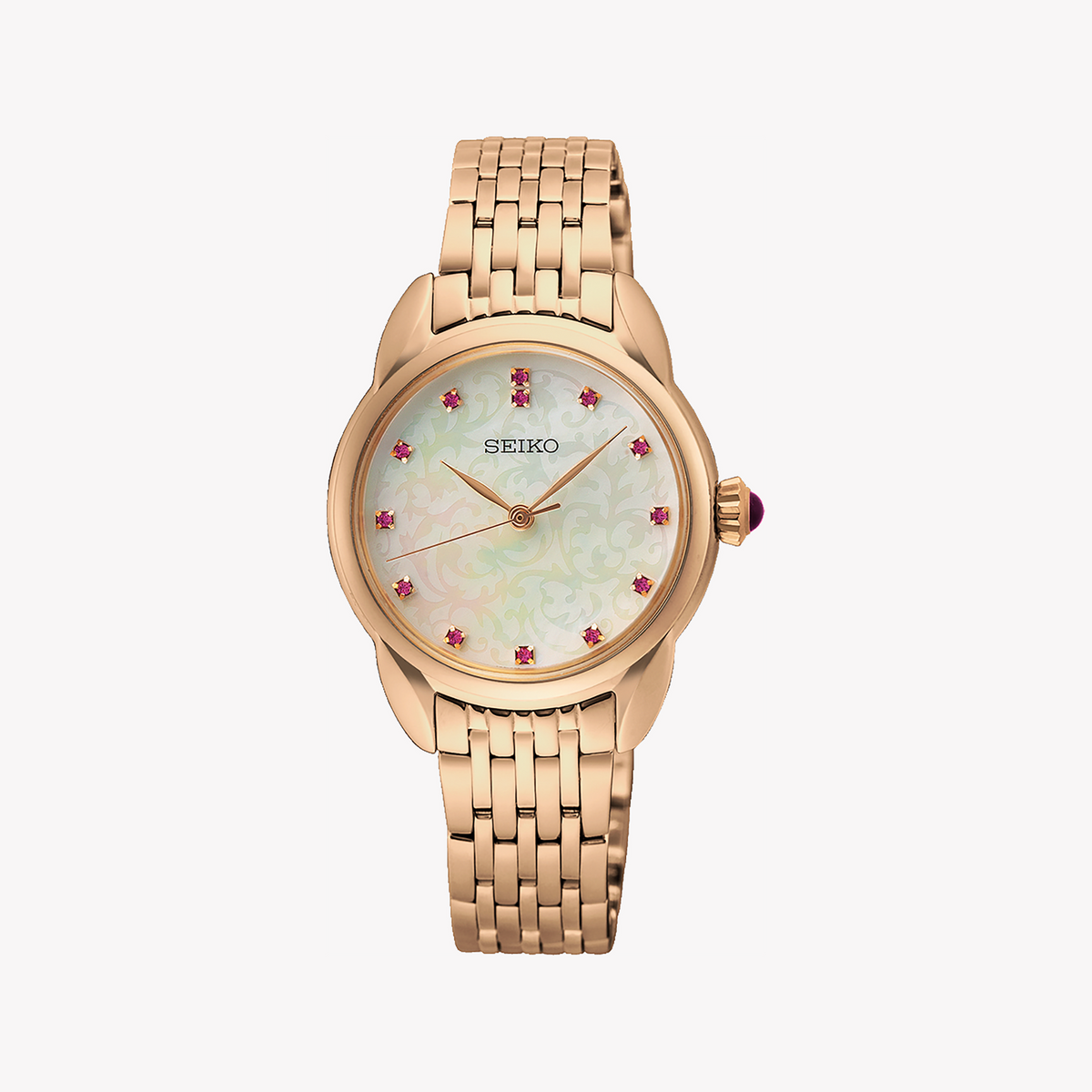 SEIKO SUR564P1 Rose Gold Women's Watch - Chic & Water-Resistant-i-Watch