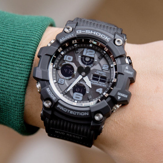 CASIO G-SHOCK GSG-100-1ADR - RUGGED ADVENTURER MEN'S WATCH with Black Resin Band and Bold Digital Dial-i-Watch-2