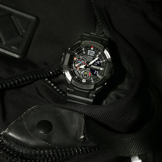 CASIO G-SHOCK GA1100-1A1 ADVENTURE READY - MEN'S BLACK RESIN WATCH WITH DIGITAL COMPASS & THERMOMETER-i-Watch-2