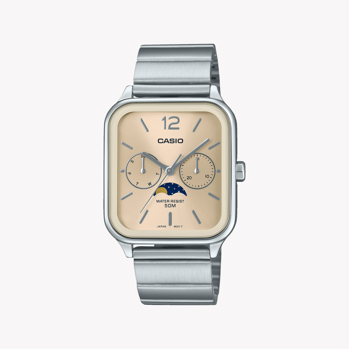 CASIO MTP-M305D-9AVDF ADVENTURE READY—ELEGANT MEN'S WATCH WITH SPORTY SILVER DESIGN