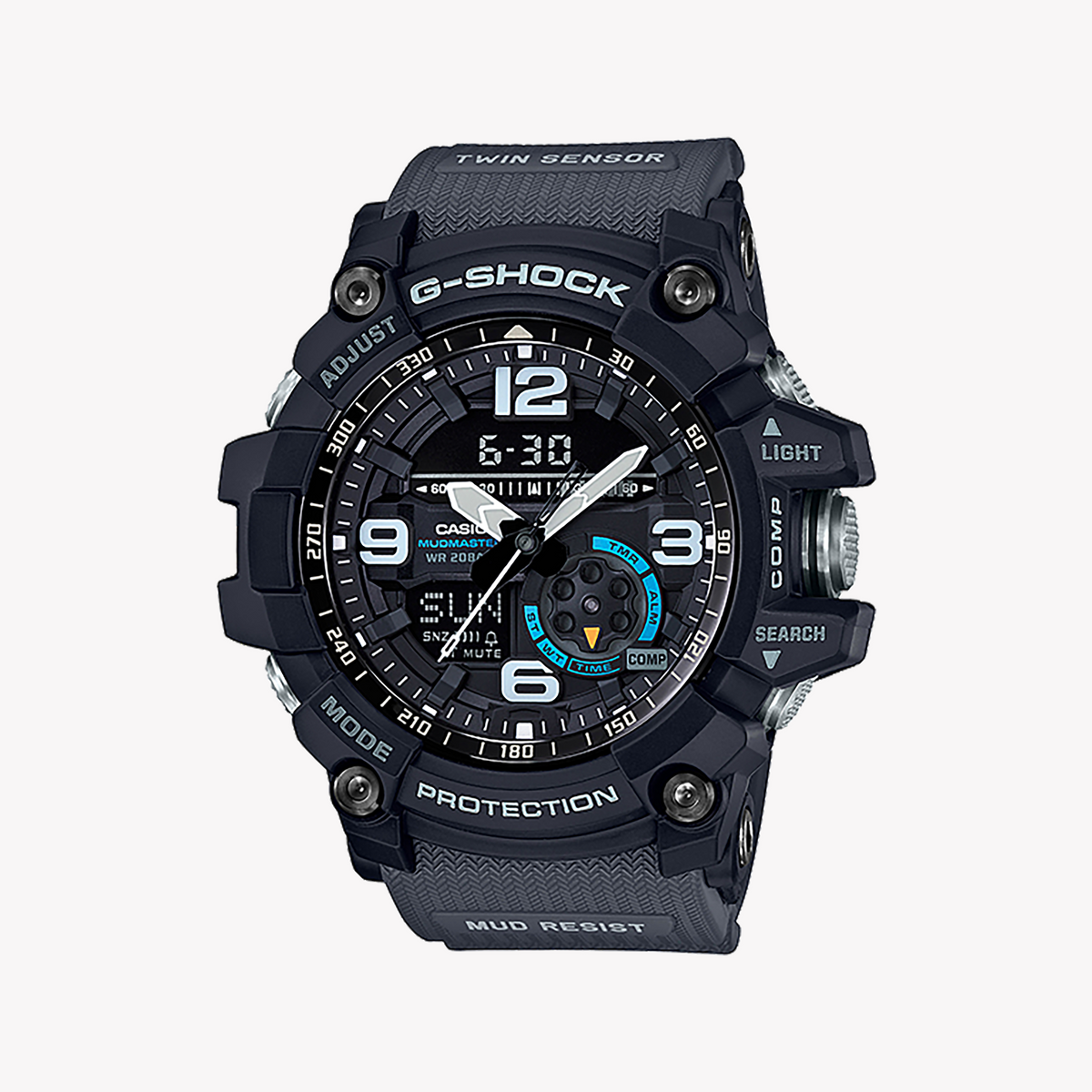CASIO G-SHOCK GG-1000-1A8DR ADVENTURE-READY - RUGGED MEN'S WATCH with durable black case and advanced twin sensor features