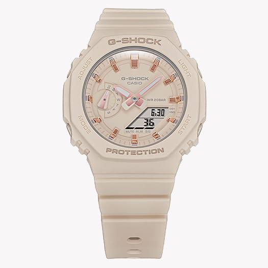 CASIO G-SHOCK GMA-S2100-4AER DYNAMIC BEIGE - SPORTY STYLE & RESILIENT FUNCTIONALITY Unisex Watch with durable resin band and precise timekeeping-i-Watch-2
