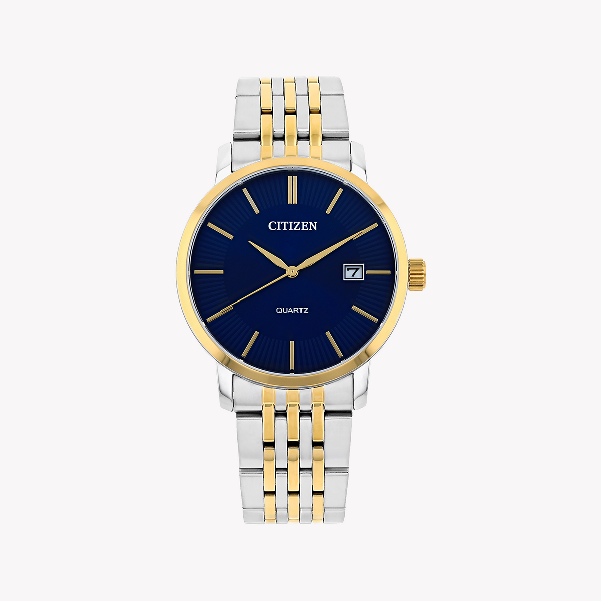 CITIZEN DZ0044-50L DYNAMIC SOPHISTICATION - STUNNING MEN'S TIMEPIECE WITH BLUE DIAL & GOLD TONES