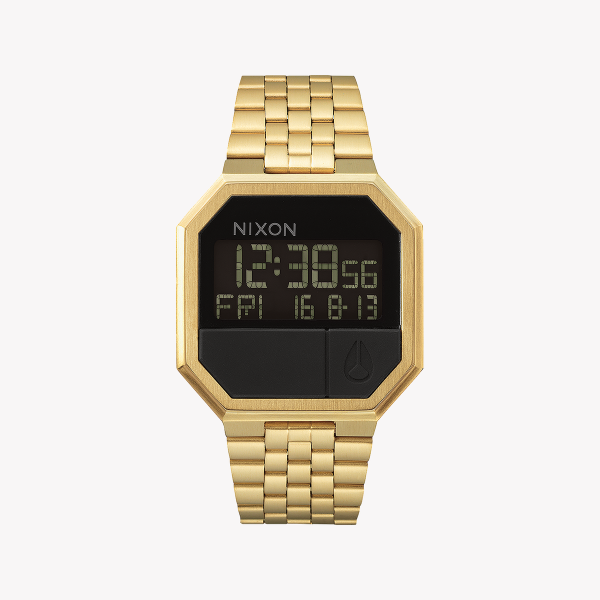 NIXON A158-502 - BOLD ELEGANCE MEN'S WATCH IN GOLD WITH BLACK DIAL