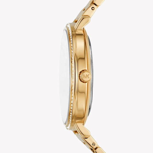 MICHAEL KORS MK4593 RADIANT SOPHISTICATION - LUXE GOLD WOMEN'S WATCH WITH BLACK DIAL-i-Watch-2