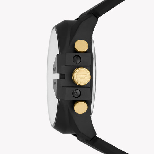 DIESEL DZ4552 BOLD DISTINCTION - MEN'S BLACK LEATHER & STAINLESS STEEL WATCH-i-Watch-2