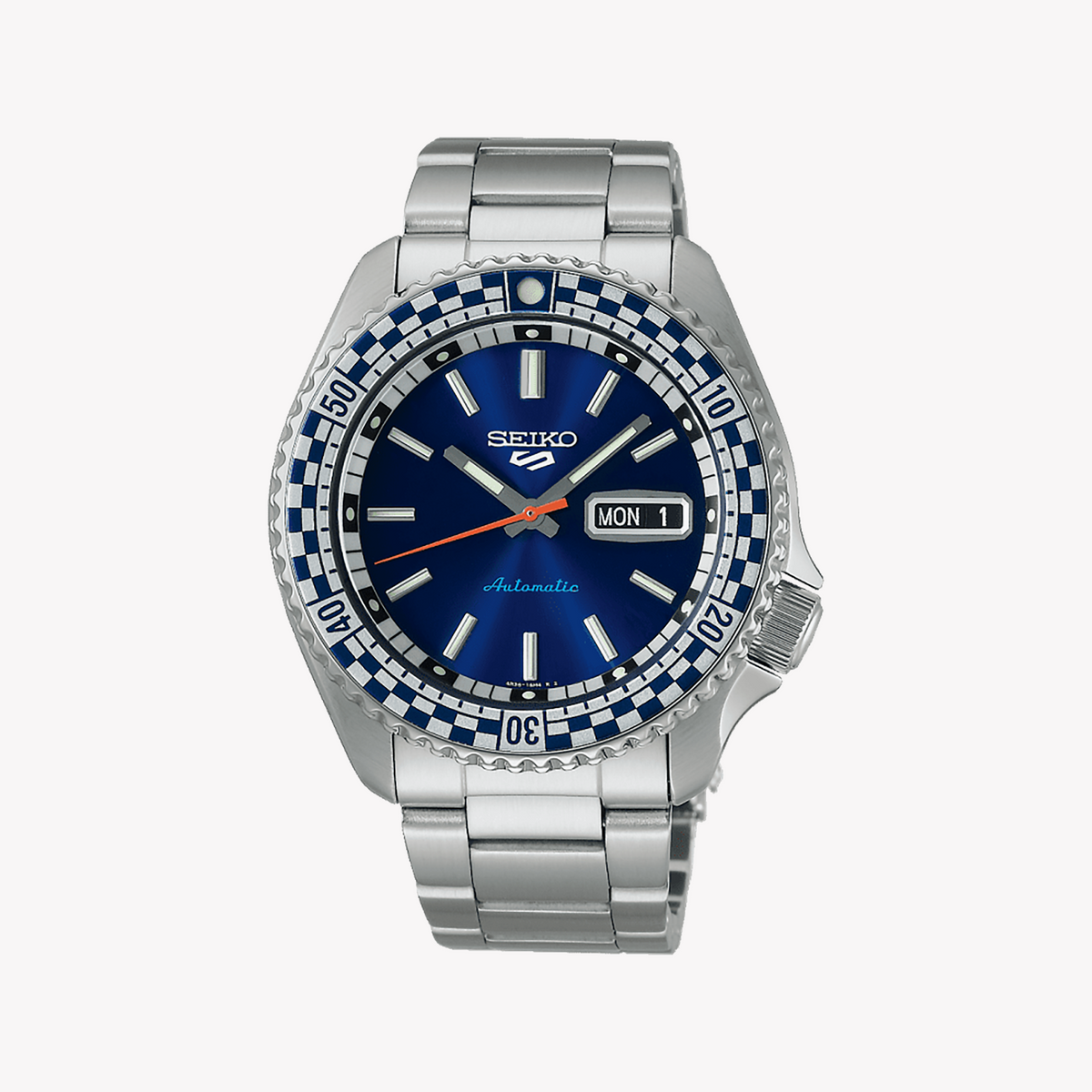 SEIKO 5 Men's Watch SRPK65K1 Blue Dial Stainless Steel-i-Watch
