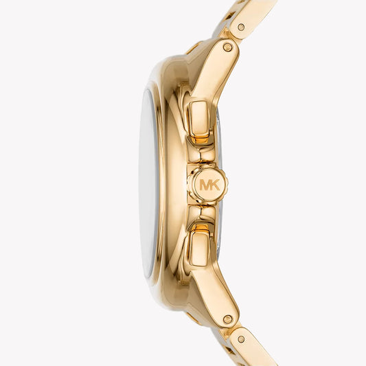 MICHAEL KORS MK7270 GOLDEN ELEGANCE - SOPHISTICATED WOMEN'S WATCH with stainless steel band and white dial-i-Watch-2