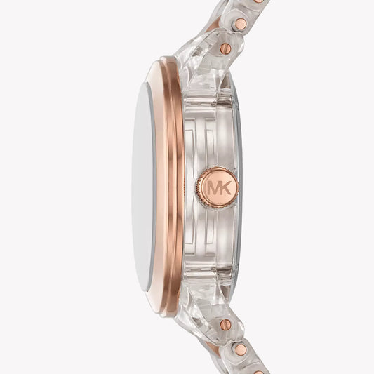 MICHAEL KORS MK7355 - ELEGANT TIMEPIECE WITH ROSE GOLD DIAL & STAINLESS STEEL BAND-i-Watch-2