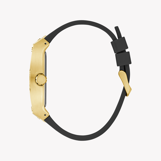 GUESS GW0786G1 - BOLD SOPHISTICATION MEN'S WATCH with Gold Stainless Steel & Black Silicone Band-i-Watch-2