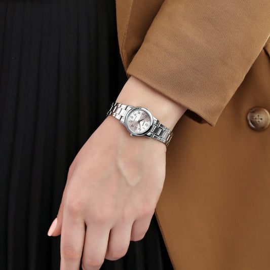 CASIO Women's Watch with Silver Stainless Steel Case and Silver Stainless Steel Band-i-Watch-2