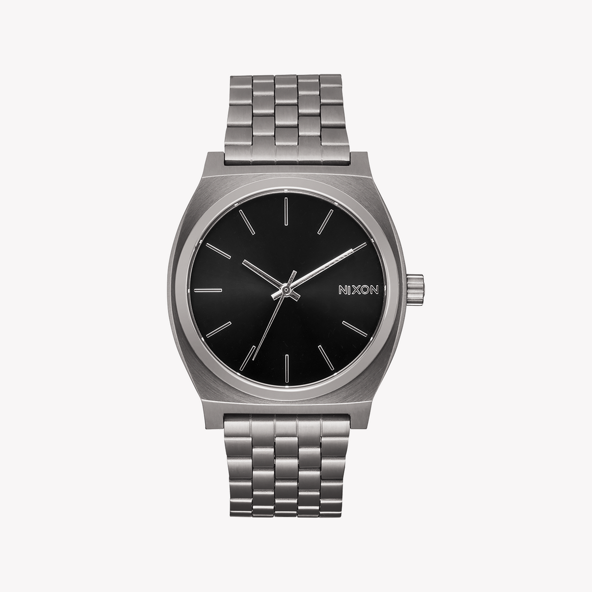 NIXON A045-5084 MODERN EDGE - STYLISH STAINLESS STEEL MEN'S WATCH WITH BLACK DIAL